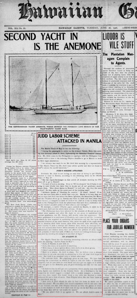 19060626_The Hawaiian gazette., June 26, 1906, Image 1